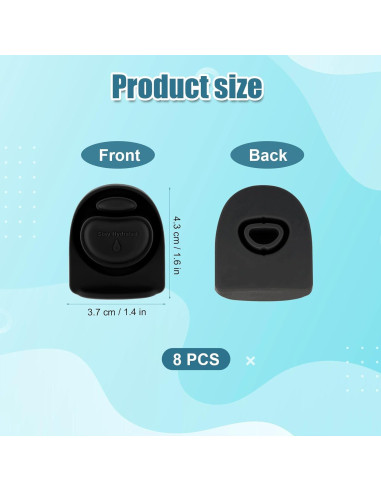 8 Tapones de Silicona para Botellas Owala FreeSip 24oz 32oz