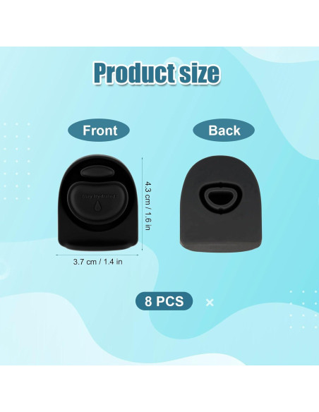 8 Tapones de Silicona para Botellas Owala FreeSip 24oz 32oz