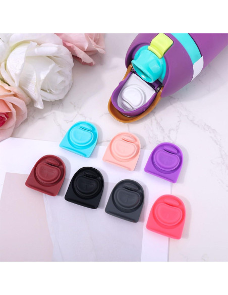 8 Tapones de Silicona para Botellas Owala FreeSip 24oz 32oz