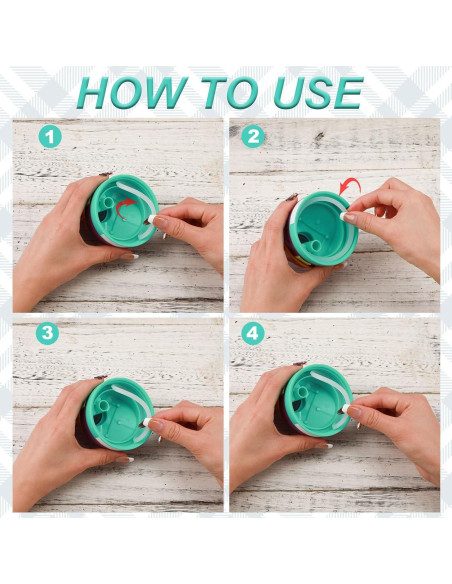 6 Popotes Reemplazo Owala FreeSip 24/32 oz + Gaskets y Cepillo