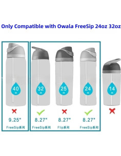 Popotes Reutilizables GL-Auking para Owala 24oz 32oz con Cepillo 2