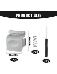 4 Botones de Reemplazo PEUTIER para Owala FreeSip 19-40oz 2