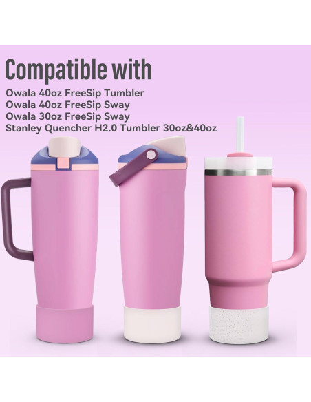 Botas de Silicona BonneChance para Owala 30oz y 40oz Antideslizantes