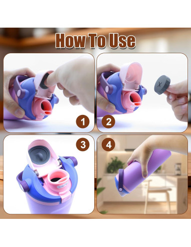 2 Tapones de Reemplazo JTJEI para Botellas Owala FreeSip 30oz y 40oz