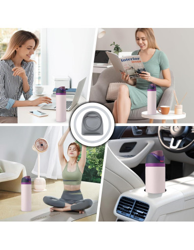 4 Tapones de Repuesto y Anillos Owala FreeSip 16-40oz Gris