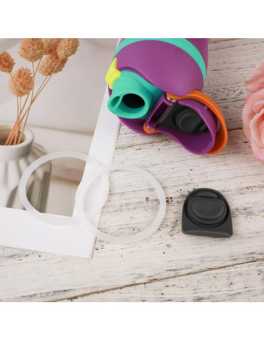 4 Piezas Anillos y Tapones de Silicona PEUTIER para Owala