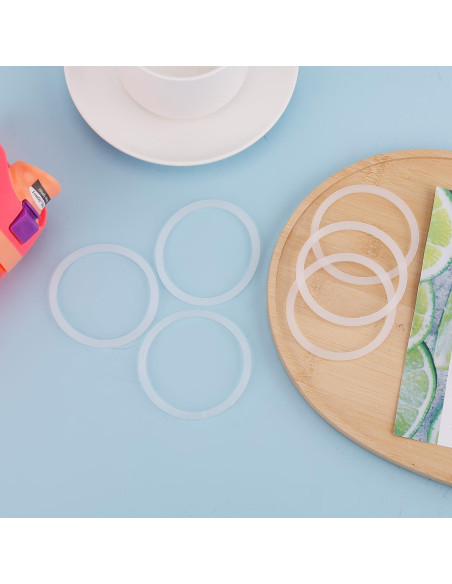 Juntas de Reemplazo Owala FreeSip 6 Piezas Silicona Transparente