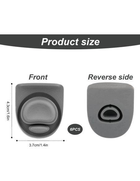 6 Tapones de Reemplazo PEUTIER para Botellas Owala FreeSip