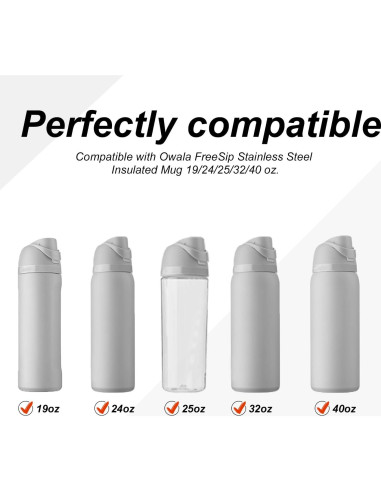 6 Tapones de Reemplazo PEUTIER para Botellas Owala FreeSip