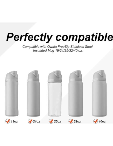 6 Tapones de Reemplazo PEUTIER para Botellas Owala FreeSip