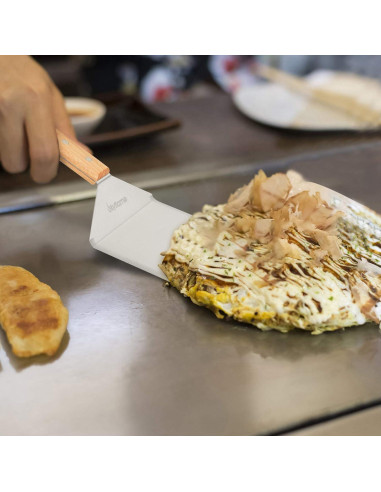 Espátula de Acero Inoxidable Skyflame 15x12.7cm para BBQ