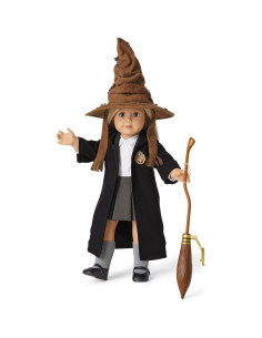 Muñeca Harry Potter 46 cm American Girl con Sombrero y Escoba 2