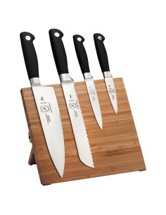 Juego de 5 Cuchillos y Tablero Magnético de Bambú Mercer Culinary