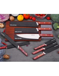 Juego de 8 Protectores de Cuchillos WELLSTAR - ABS Libre de BPA 2