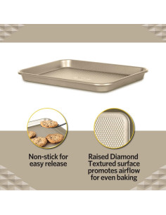 Bandeja para Galletas Antiadhesiva Glad 34.3x23.9cm Pequeña 2