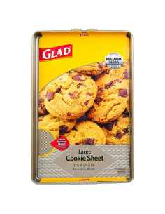 Bandeja para Galletas Antiadhesiva Glad 44.5x30 cm Dorada