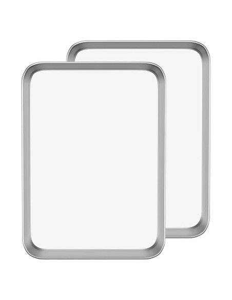 Juego de 2 bandejas para hornear 22.86 cm Umite Chef acero inoxidable