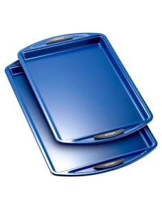 Juego de Bandejas para Hornear Antiadherentes Caliente 2 Piezas