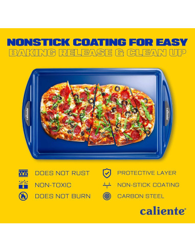 Juego de Bandejas para Hornear Antiadherentes Caliente 2 Piezas