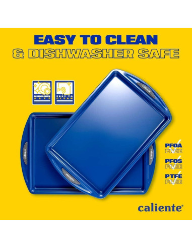 Juego de Bandejas para Hornear Antiadherentes Caliente 2 Piezas