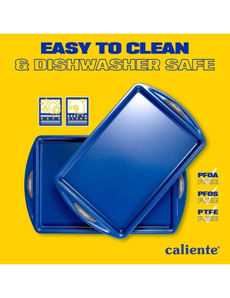 Juego de Bandejas para Hornear Antiadherentes Caliente 2 Piezas