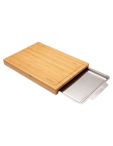 Tabla de Cortar de Bambú Cuisinart CPK-4884 con Bandeja Inoxidable