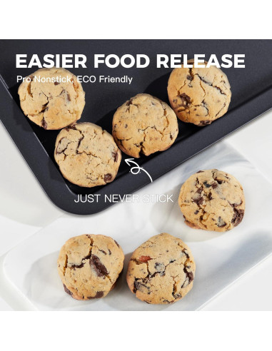 Juego de Bandejas para Hornear HONGBAKE 3 Piezas Cerámica Gris