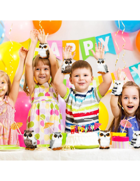 Juguete de Búho de Peluche HyDren 8 Piezas 8 cm Suave