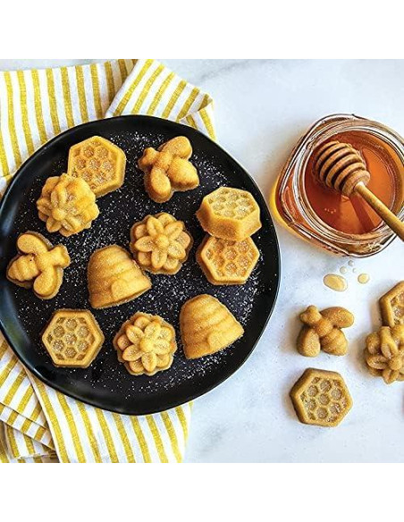 Molde para Hornear Nordic Ware Busy Bee Bitelet 1.75 Tazas