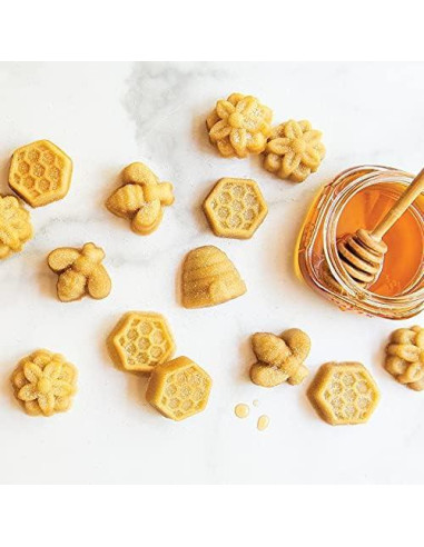 Molde para Hornear Nordic Ware Busy Bee Bitelet 1.75 Tazas