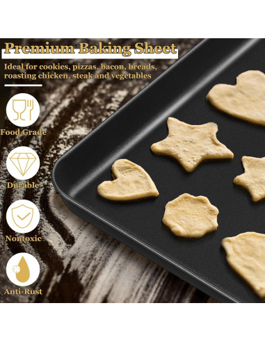 Bandeja para Hornear E-far 40.6x30.5 cm Antiadherente