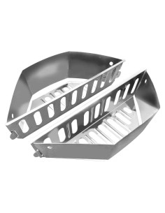 Cesta de Carbón Inoxidable Grillvana para Parrilla Kettle 22"