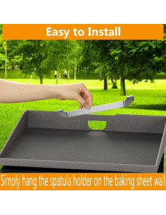 Soporte Magnético para Espátula ZHSX de Acero Inoxidable - 2 Piezas 2