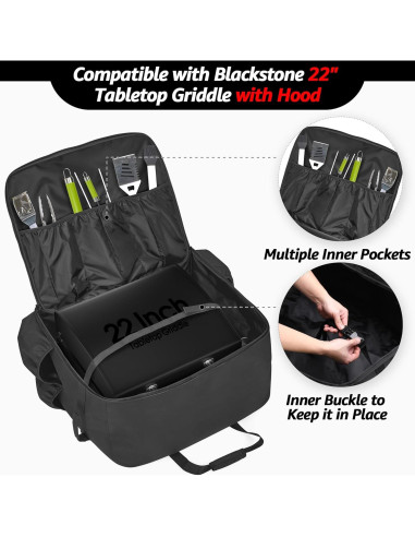 Bolsa de Transporte Samdew para Plancha de Mesa 56 cm con Capucha