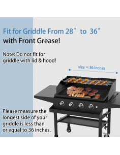 Protector de Viento y Rejilla Calentadora Petrirufun 28-36" 2