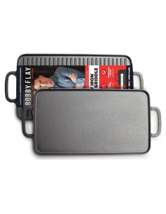 Sartén de Hierro Fundido GreenPan Bobby Flay 42 x 24 cm Reversible