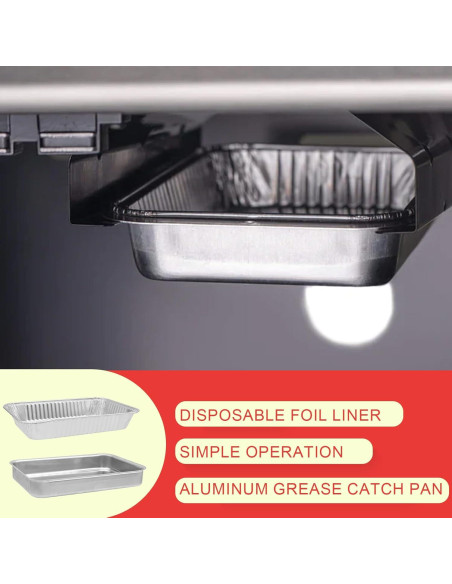 Kit Bandeja de Grasa DcYourHome para Parrillas Weber Spirit y Genesis