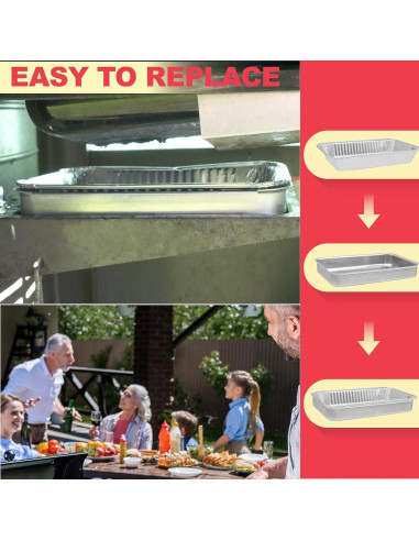 Kit Bandeja de Grasa DcYourHome para Parrillas Weber Spirit y Genesis