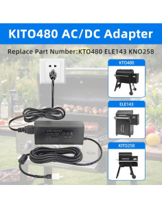 Adaptador de Poder 20V 4.5A Ousaly para Traeger Pro y más 2