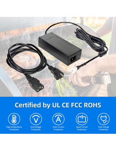 Adaptador de Poder 20V 4.5A Ousaly para Traeger Pro y más