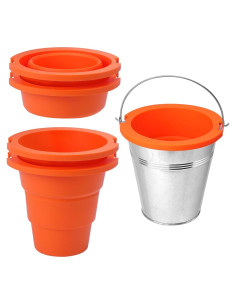 NUPICK 2 Forros de Silicona para Cubos de Grasa 12.4x8.9cm