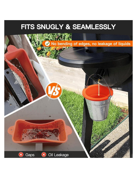 NUPICK 2 Forros de Silicona para Cubos de Grasa 12.4x8.9cm NUPICK 2 Forros de Silicona para Cubos de Grasa 12.4x8.9cm