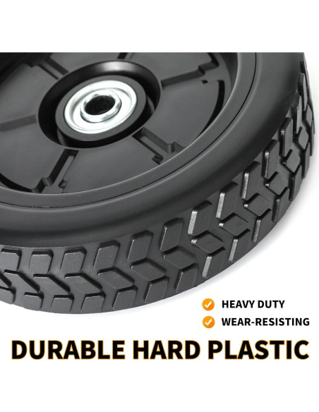 Ruedas de Reemplazo Beurbcikue 7" para Parrillas Traeger - Paquete de 2