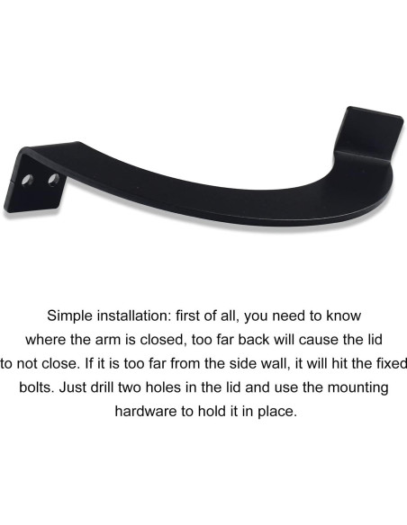 Parada de puerta de tapa de parrilla Haiouus BCA002 derecha