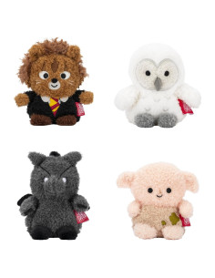 BumBumz Harry Potter 4-Pack Peluches Coleccionables 11.4 cm