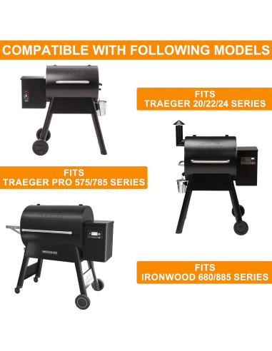 Paquete de 30 forros de bandeja de goteo Traeger BAC407