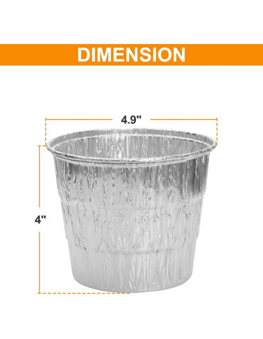 Paquete de 30 forros de bandeja de goteo Traeger BAC407