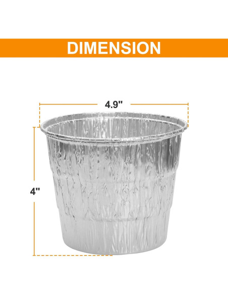 Paquete de 30 forros de bandeja de goteo Traeger BAC407