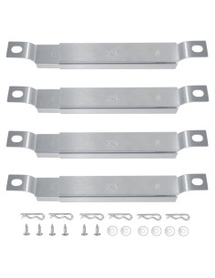 Tubo Crossover Ajustable Charbroil 4-6 Quemadores Acero Inoxidable