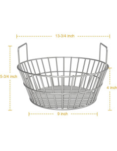Cesta de cenizas de carbón inoxidable AJinTeby para parrillas 2
